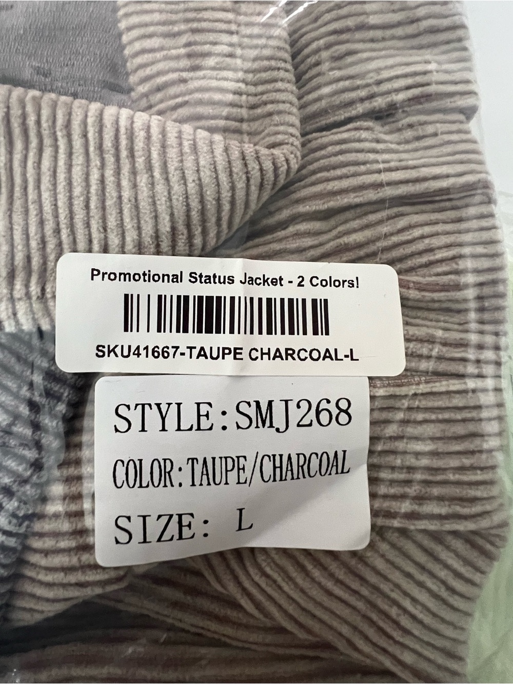 POL Lavender Corduroy Button-Front Jacket - Picture 9 of 15